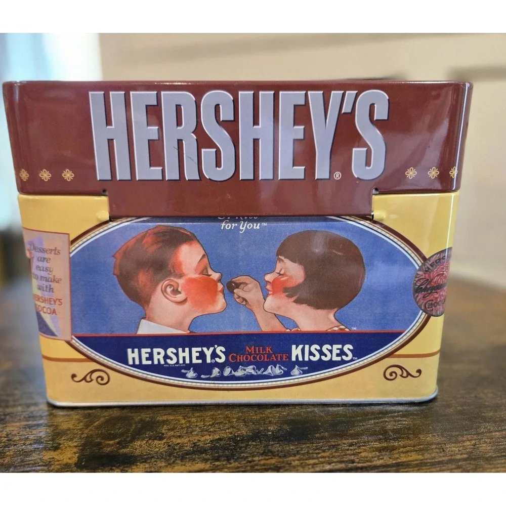 Hershey's Nostalgic Collectible Tin Box Vintage Candy Advertising Artwork